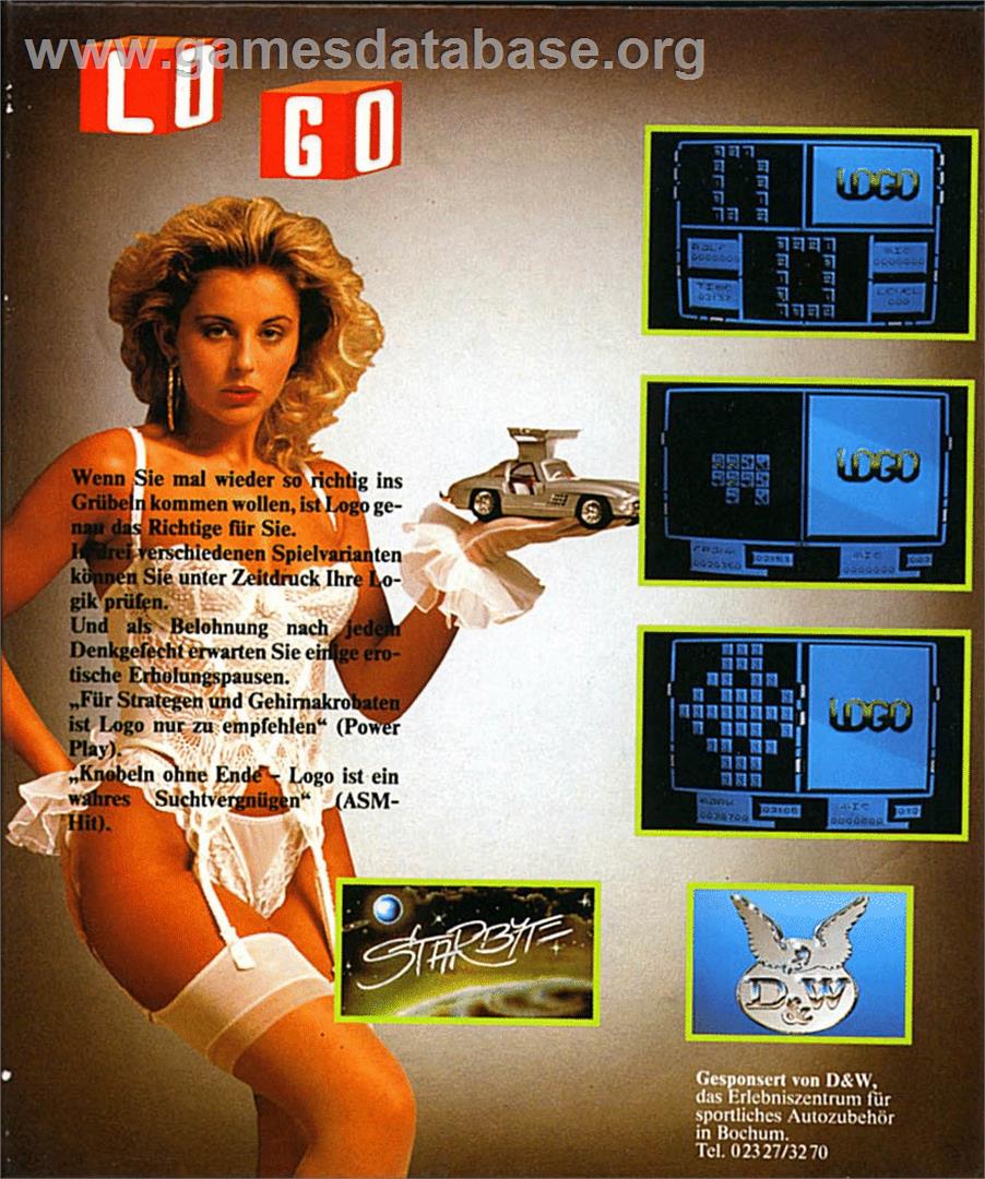 Logo - Commodore 64 - Artwork - Box Back